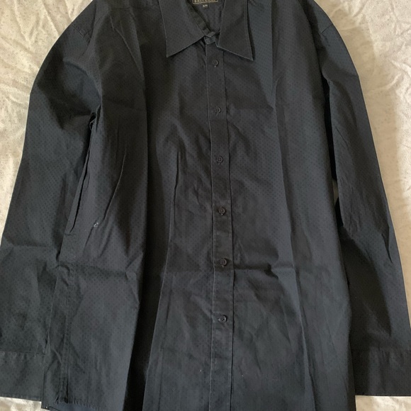 Black long sleeved collared shirt - Business Attire - Picture 2 of 2